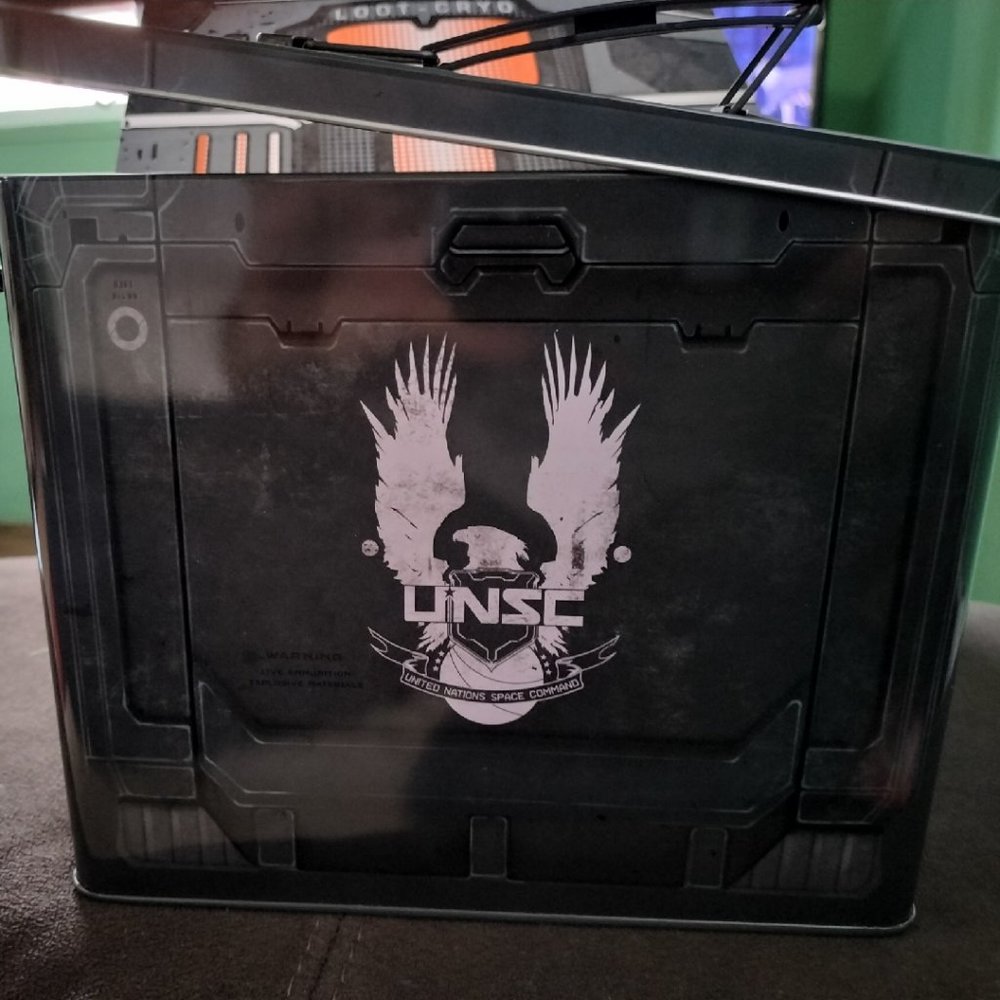 HALO 5 UNSC Ammo Crate Lunch Box Loot Crate Gaming Exclusive - New